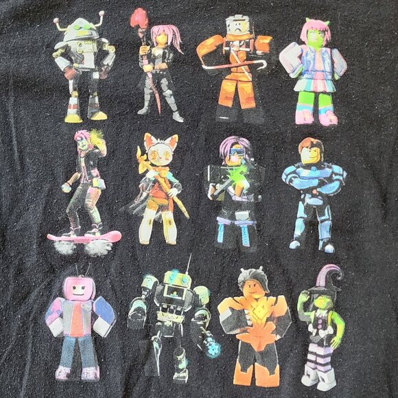 Old Navy Kids Black Roblox T-Shirt Size Medium/8 - Picture 5 of 8